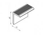 Угол декоративный 60х40x4000 (артикул )